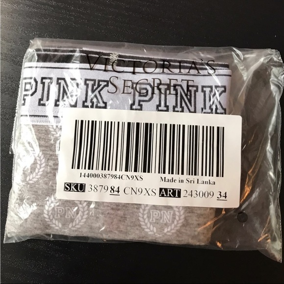 New Victoria’s Secret PINK Ltd Ed Wide Logo Boyshort Panties - XSmall - Picture 4 of 4
